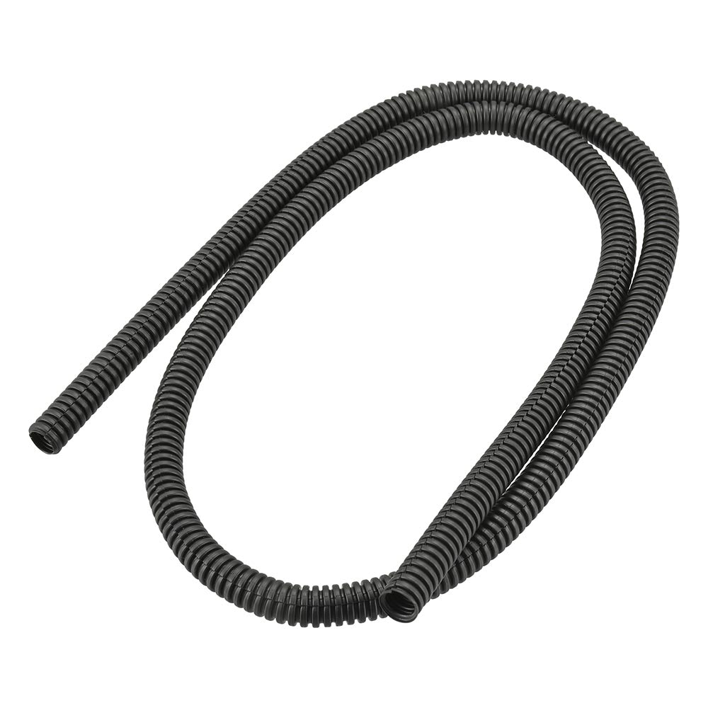 コルゲートチューブ(難燃性PP/内径7.6mm×1m/黒)_09-1877_DZ-CT7_OHM(オーム電機)